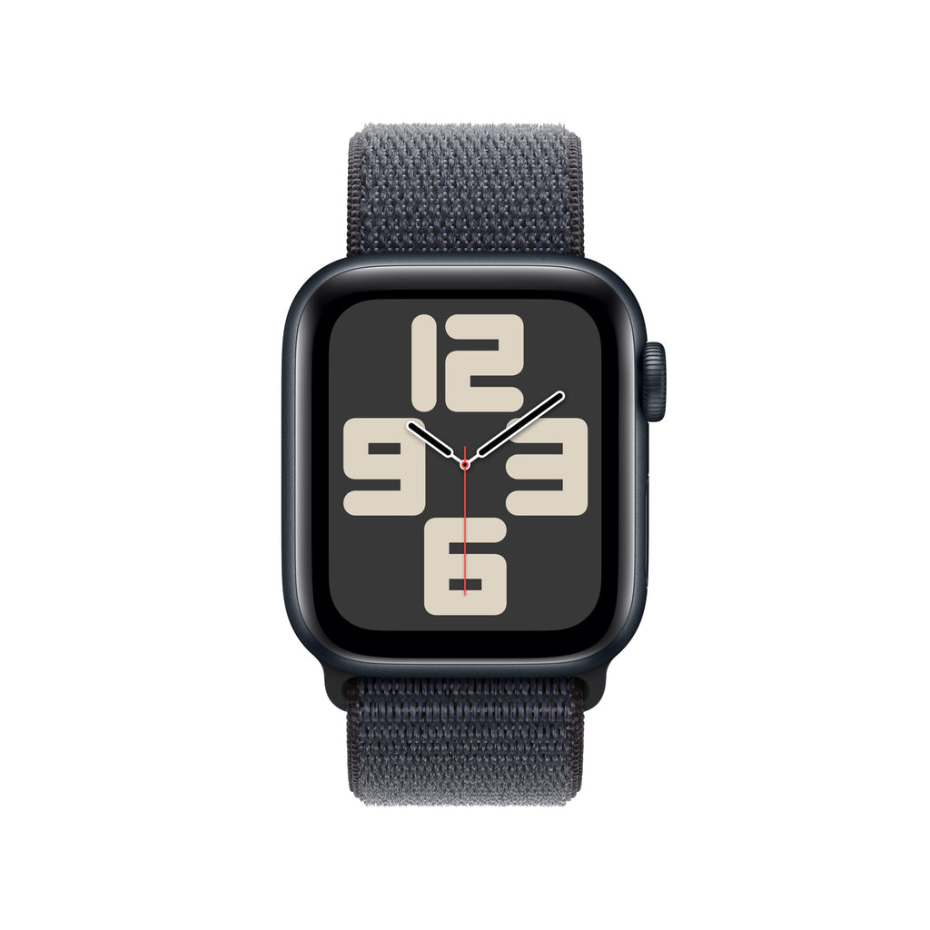 Apple Watch SE 2nd Gen (GPS) 40mm Aluminum Case with Ink Sport Loop - Midnight - (2024) - MXEA3LL/A