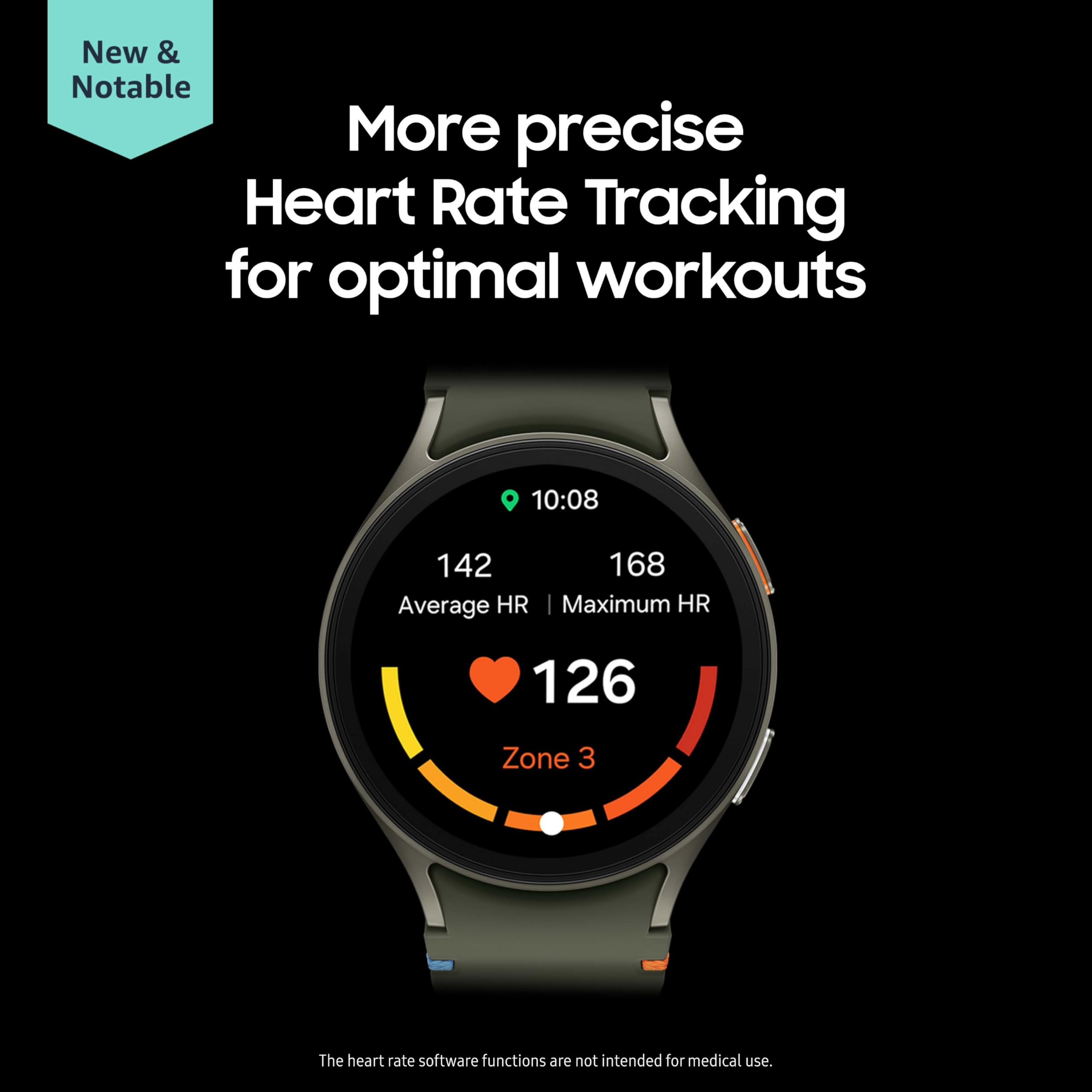 Samsung Galaxy Watch 7 44mm BT - Aluminum Green Sports Band  - SM-L310NZGAXAA