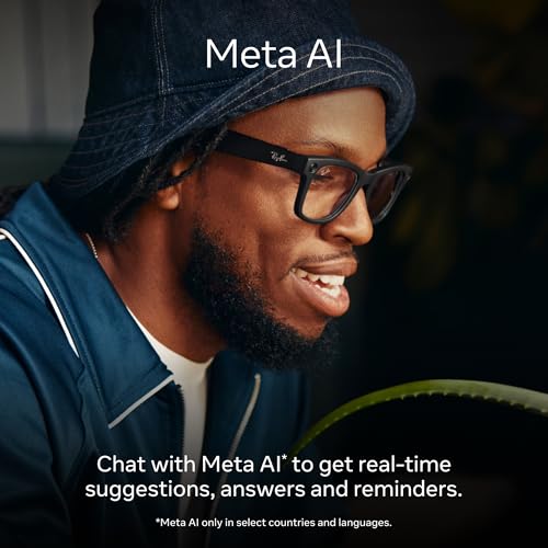 Ray-Ban Meta Skyler Glasses with Meta AI ? Audio, Photo, and Video Compatibility ? Pink Lenses ? Shiny Chalky Gray ? 67001352