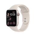 Apple Watch SE 2nd GEN GPS+Cel 44MM Alum Case Starlight Sport Band Starlight - MNTW3LL/A