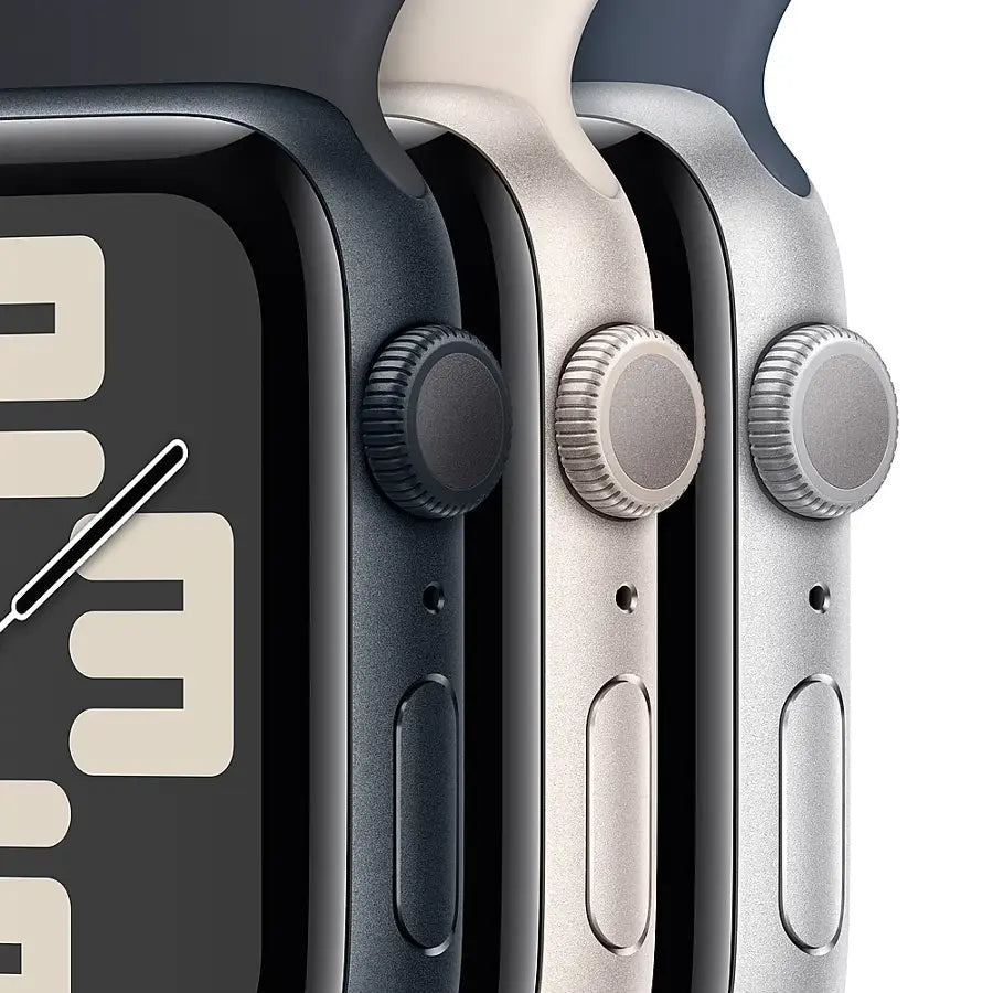 Apple Watch SE 2nd Generation (GPS) Ð 44mm Ð Starlight Aluminum Case with Starlight Sport Band Ð M/L Ð MRE53LL/A
