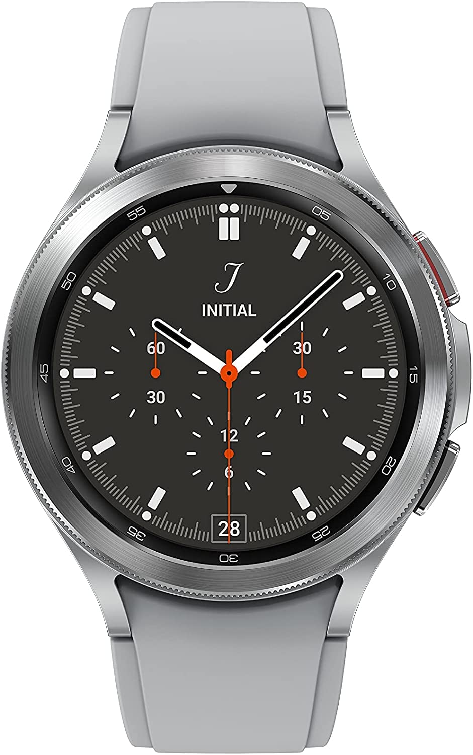 Samsung Galaxy Watch 4 Classic Stainless Steel Smartwatch 46mm LTE - Silver - SM-R895UZSVXAA