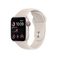 Apple Watch SE 2nd Gen (GPS) 40mm Starlight Aluminum Case w/ Starlight Sport Band - M/L - MR9V3LL/A