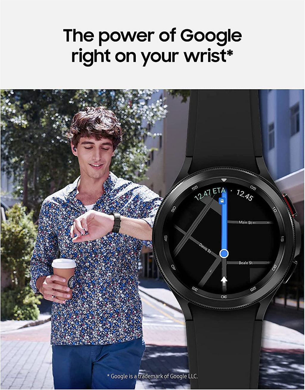 Samsung Galaxy Watch 4 Classic Stainless Steel Smartwatch 46mm LTE - Silver - SM-R895UZSVXAA