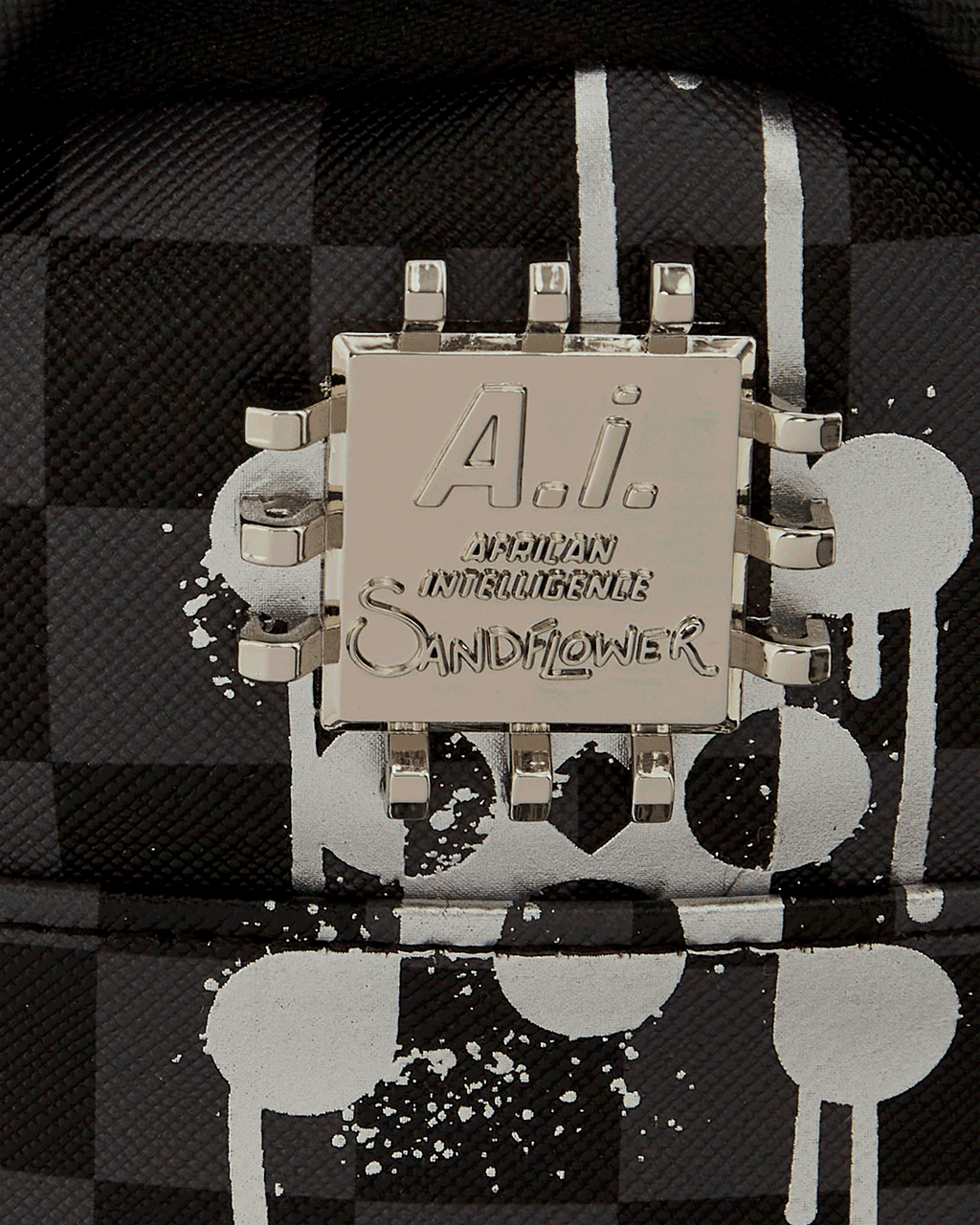 AFRICAN INTELLIGENCE 9 POWER GLYPHICS BACKPACK - SANDFLOWER COLLAB