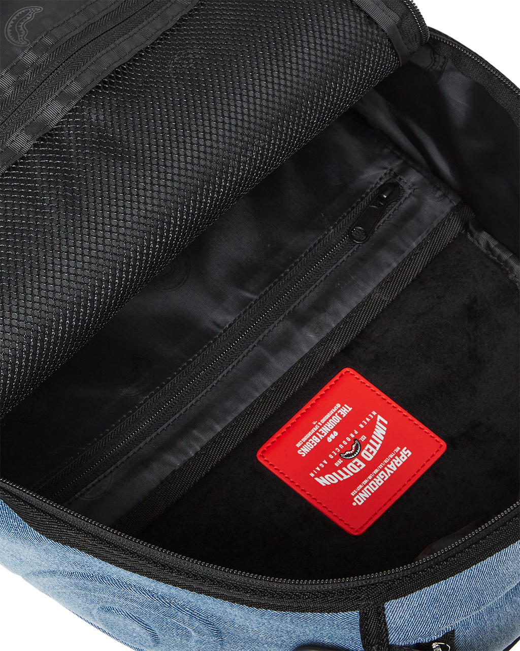 STONE WASH 3D SHARK BACKPACK