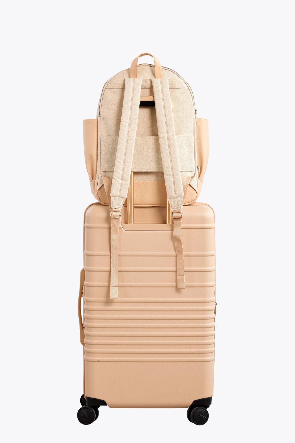 The Travel Backpack in Beige