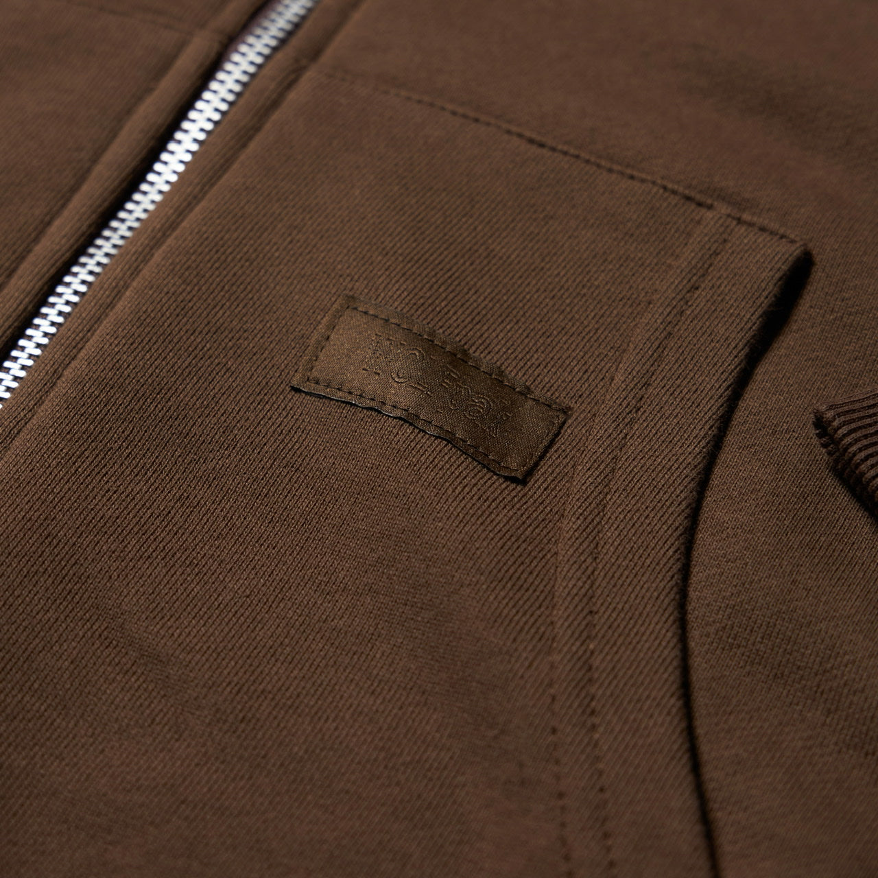 Mocha Brown Zip Up Hoodie (SALE)
