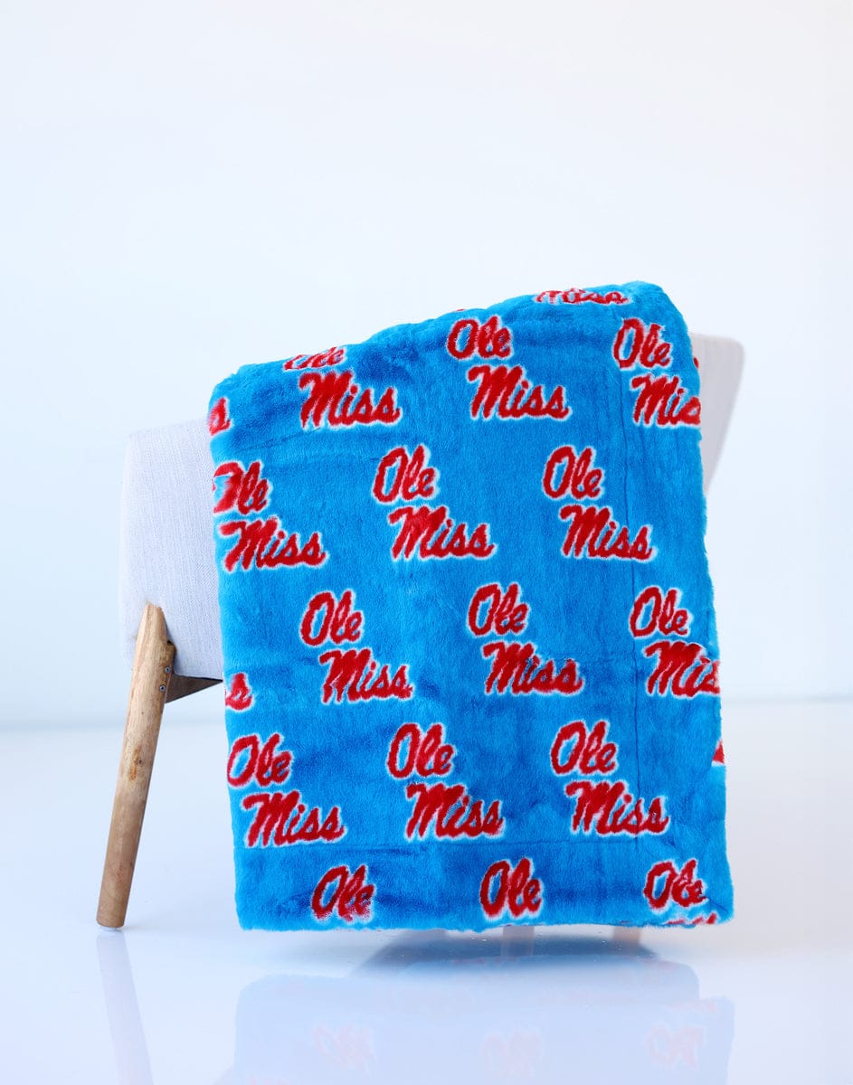 Ole Miss Rebels Blanket - Lush