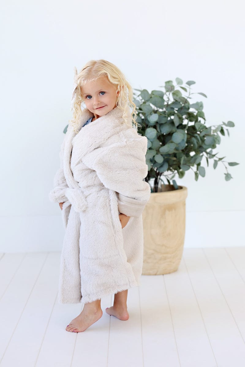 Kids Cream Robe