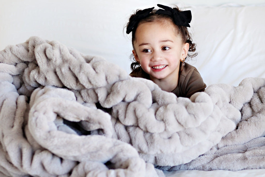 Hugs Tranquil Dove Blanket