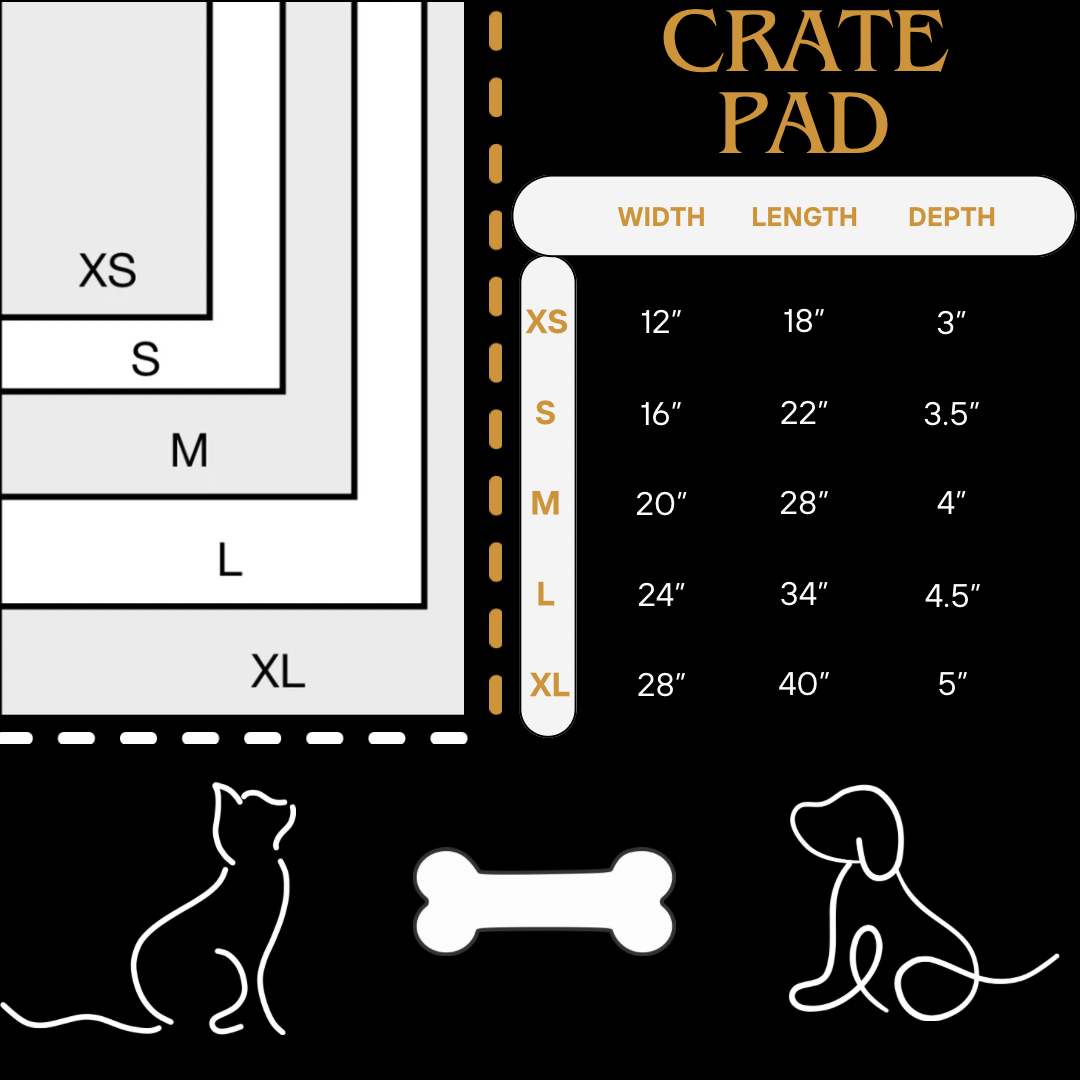 Cloudy Day Blue Pet Crate Pad