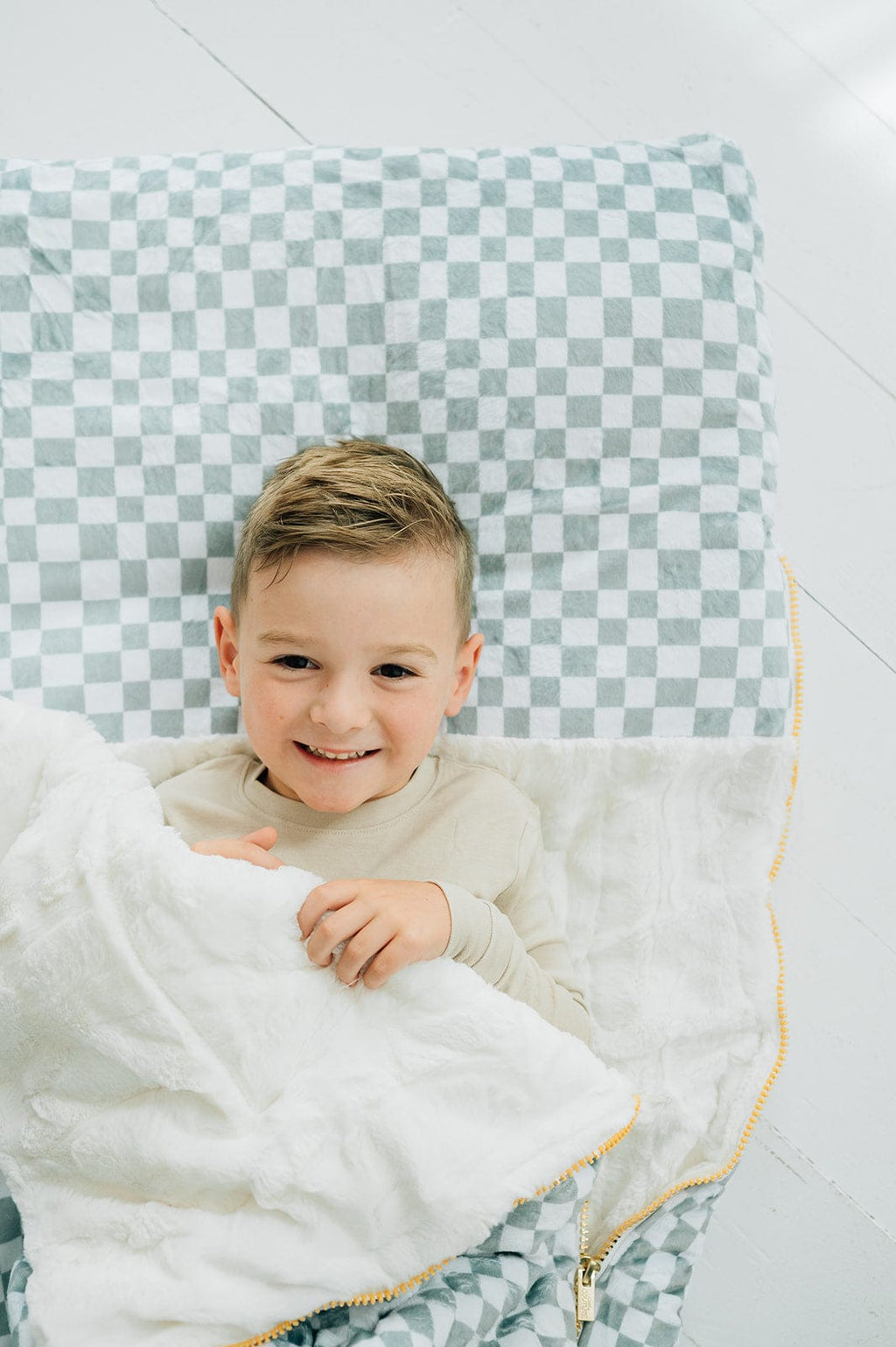 Sleeping Bag - Sage Check