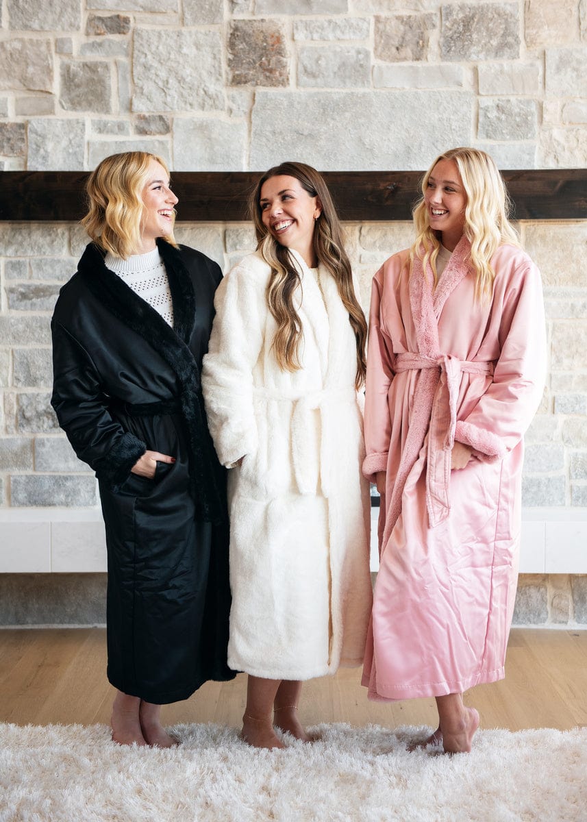 Satin Blush Robe