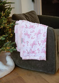 Candy Cane Bows Blanket
