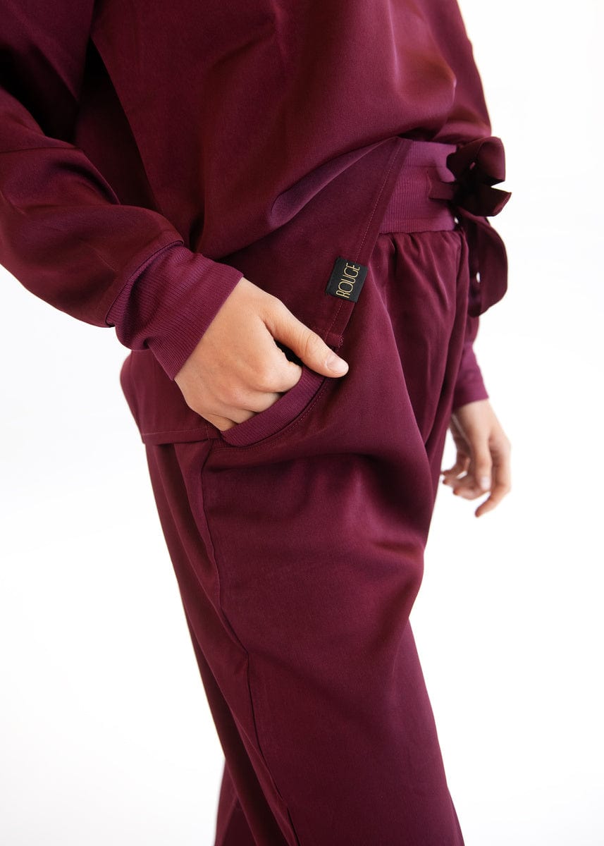 Must be Satin Pajamas - Maroon