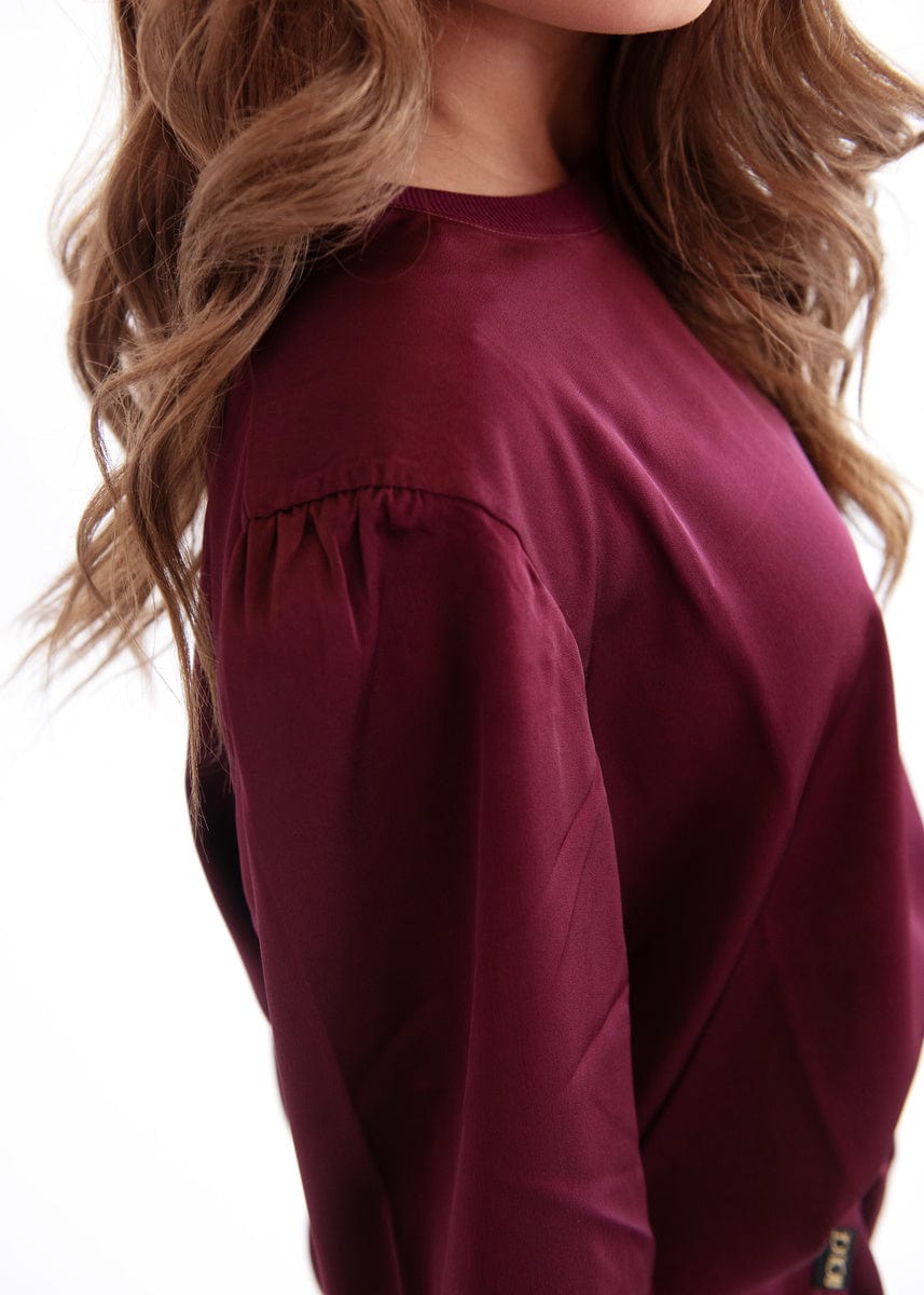 Must be Satin Pajamas - Maroon