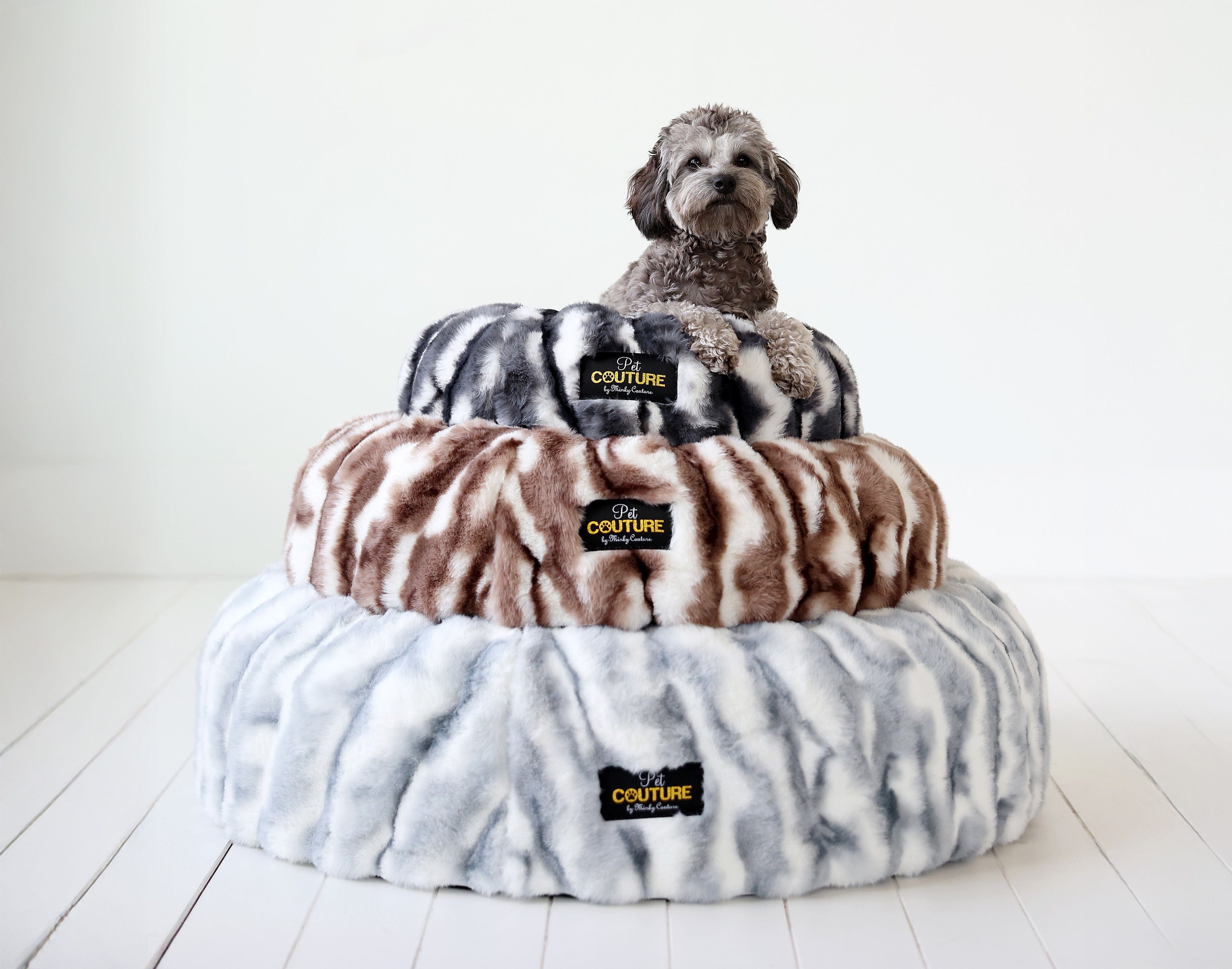 Cloudy Day Blue Pet Bed