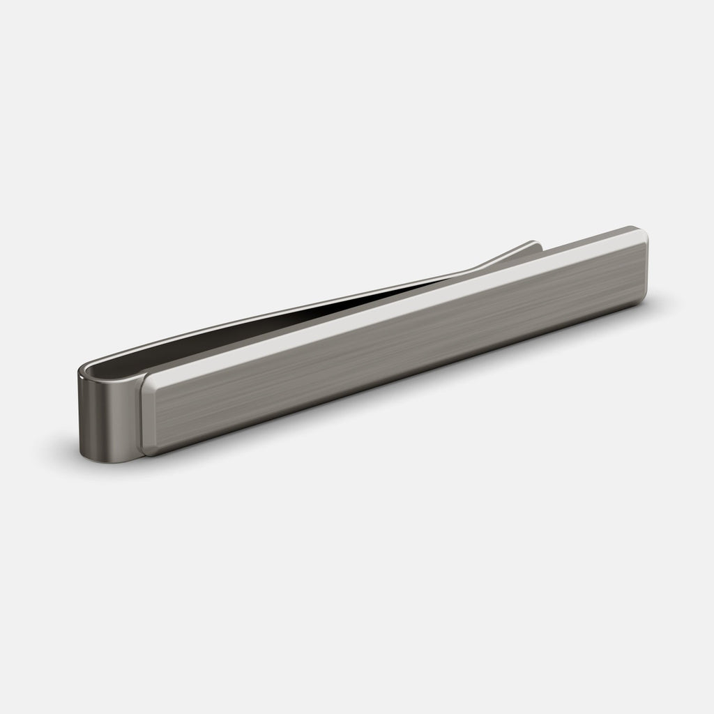 Tie Bar & Cufflinks Kit - Platinum